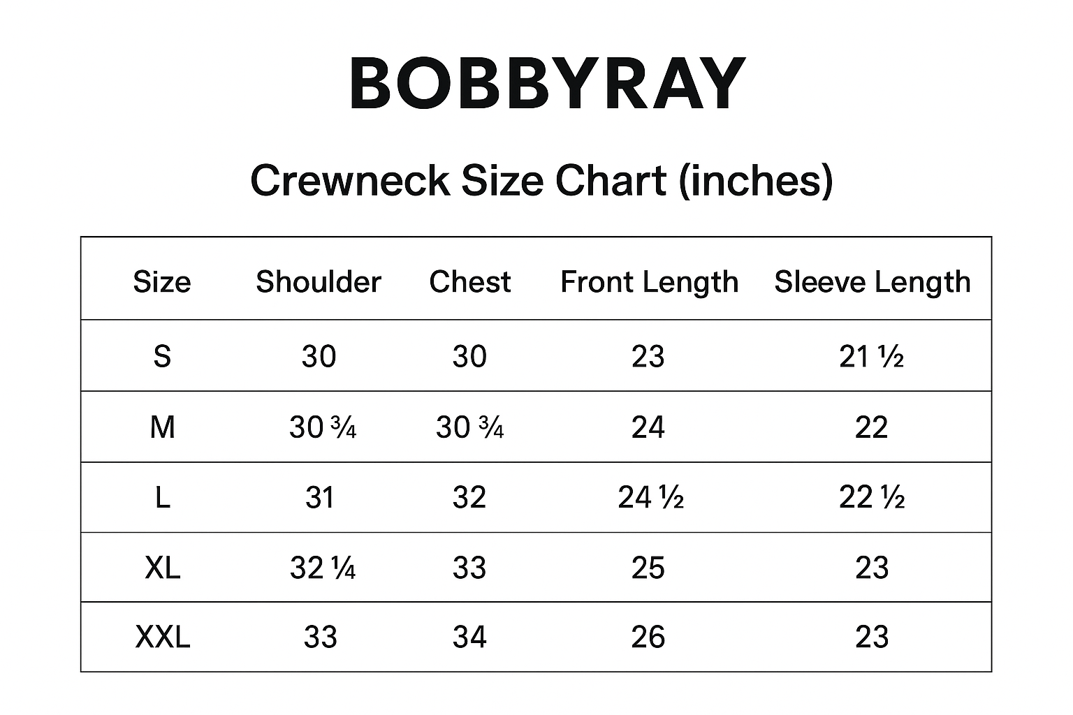 Bobbyray Throwback Crew